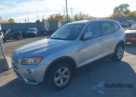 2011 BMW X3 xDrive28I from USA, damaged, VIN 5UXWX5C57BL714847